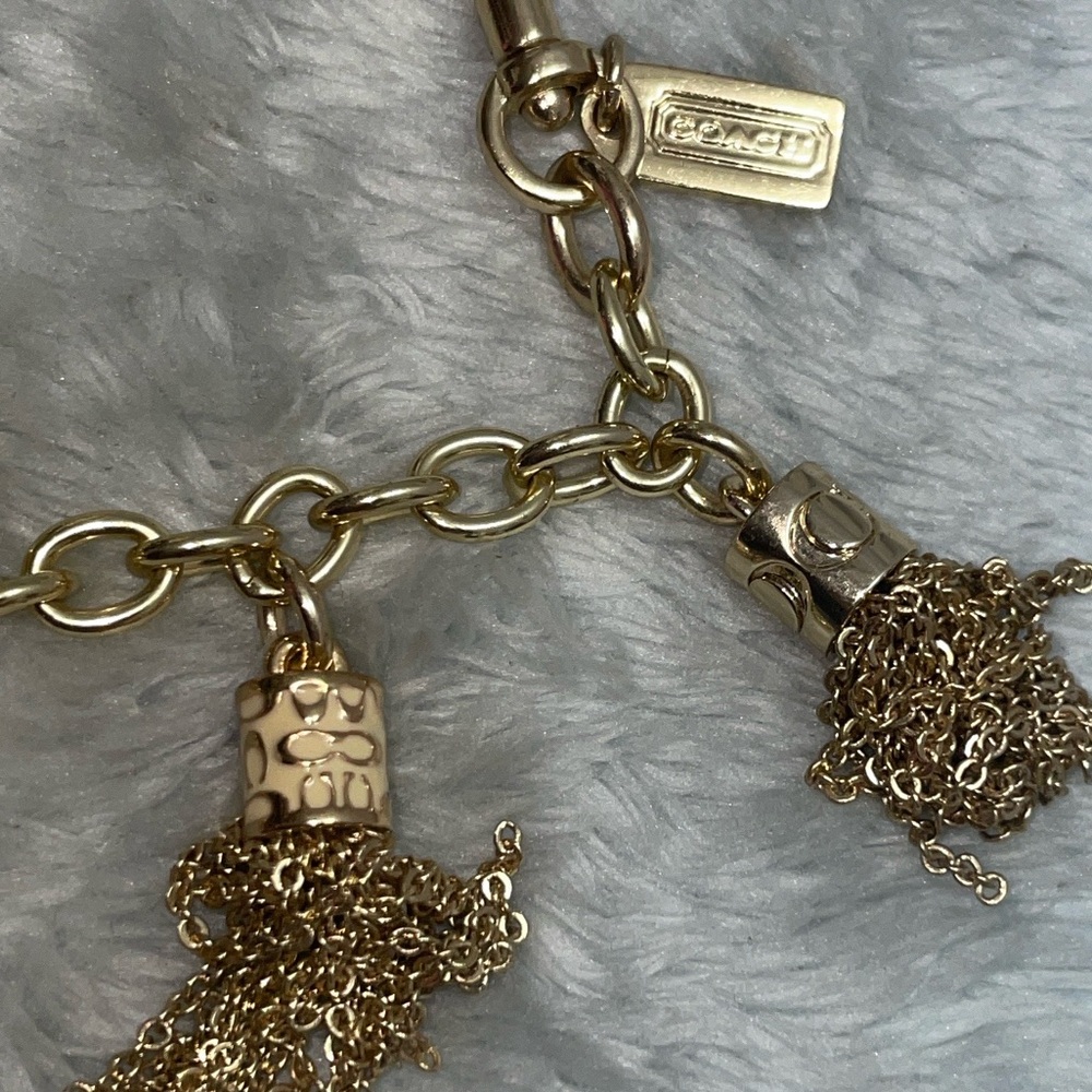 NWT Coach Tassel Charm Bracelet - Picture 6 of 8